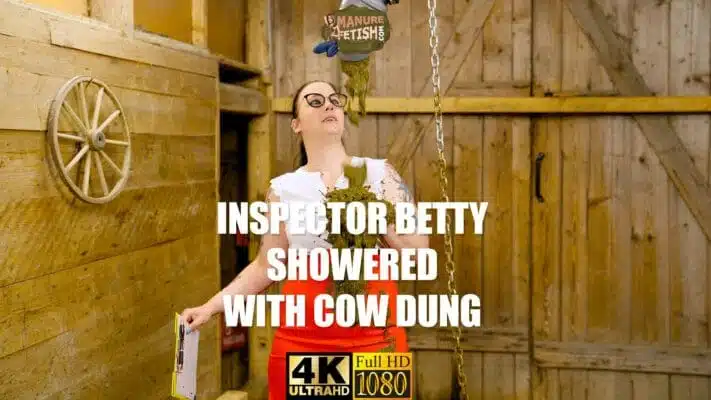Inspector Betty showered with cow dung