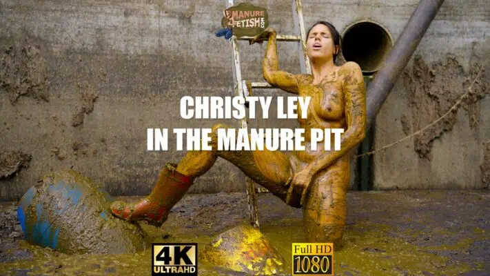 Christy Ley in the Manure Pit