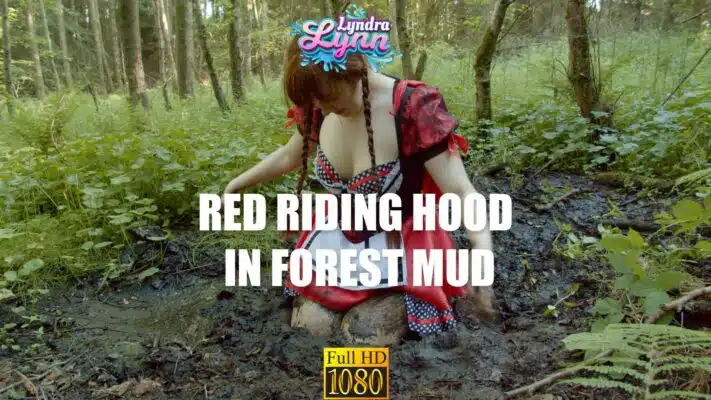 Red Riding Hood in Forest Mud