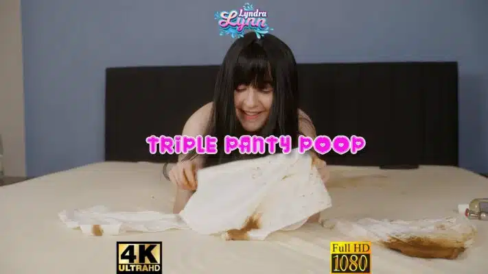 Triple Panty Poop